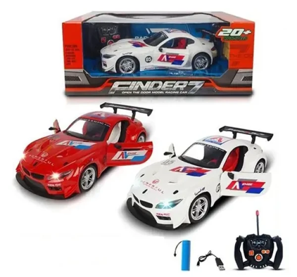 RC auto s LED osvětlením a otevíracími dveřmi
