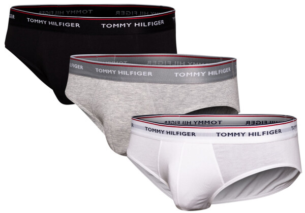 Tommy Hilfiger Spodky 3Pack 1U87903766 Bílá/černá/šedá XL