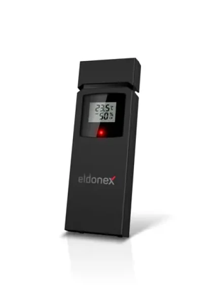 ELDONEX WeatherCheck senzor černá / venkovní bezdrátový senzor / měření teploty a vlhkosti (EWS-1011-BK)