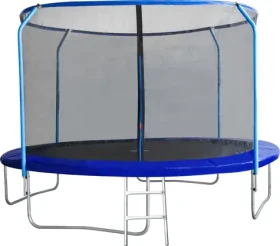 PIXINO Trampolína Sport 366 cm / vč. ochranné sítě a žebříku / nosnost 150 kg / pro zahradu (5015)
