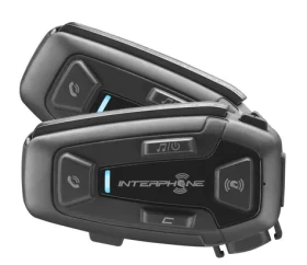 Interphone Bluetooth headset pro uzavřené a otevřené přilby U-COM8R Twin Pack (INTERPHOUCOM8RTP)