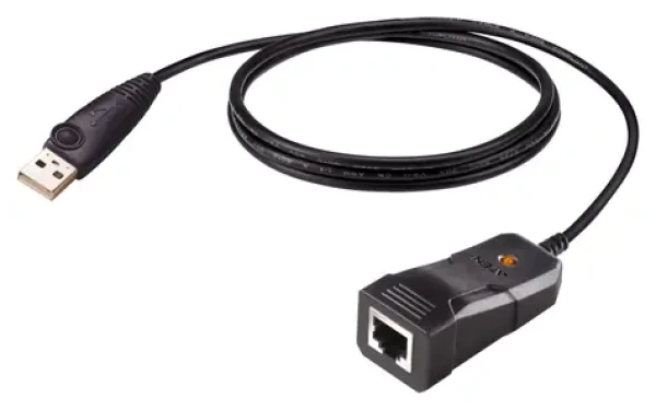 ATEN USB - RJ-45 (RS-232) černá / Sériový převodník / 1,2 m (UC232BF-AT)