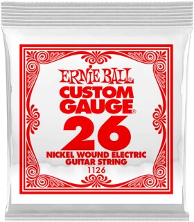 Ernie Ball 1126 Nickel Wound Single .026