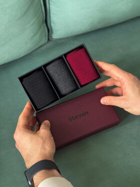 Ponožky Steven art.175/3 Pánské ponožky Boxy A'3 41-46 mix barev 3 44-46