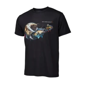 Savage Gear Tričko Cannibal Tee Black S (71577)