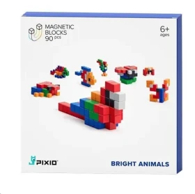 PIXIO Magnetická stavebnice Bright Animals