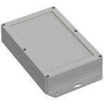TRU COMPONENTS TC-10860980 Přírubové pouzdro 209.70 x 139.80 x 45.10 polykarbonát světle šedá 1 ks