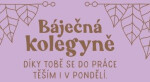Zrcadlový svícen Báječná kolegyně FIALOVÁ - Albi