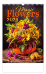 Nástěnný kalendář 2026 Helma - Magic Flowers