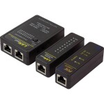 VOLTCRAFT CT-7 tester kabelů, pro 9-pólové, 15-pólové, 25-pólové SUB-D, 15-pólové SUB-HD, Centronics, USB A + B, IEEE 13