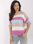 Jumper MI SW 1903.94 bílý růžový jedna velikost