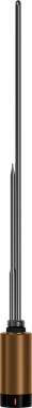 DEANTE - Silia matte brown topné těleso, pro koupelnové topení - 600 w; AGI_C601