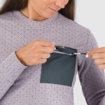 KARPOS Mesdi' W Crewneck Fleece, Lavender/Woodl.Gray velikost: S