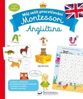 Můj sešit procvičování Montessori Angličtina