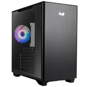 InWin A5 TG černá / E-ATX / 2x USB-A 3.2 / 1x USB-C 3.2 / 1x 120mm / bez zdroje / průhledná bočnice (IW-CS-A5BLK-1AM120S)