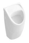 VILLEROY & BOCH - O.novo Odsávací pisoár Compact, zadní přívod, s cílovým objektem, CeramicPlus, alpská bílá 755705R1