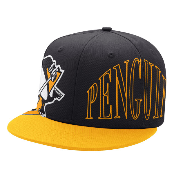 Starter Pánská kšiltovka Pittsburgh Penguins NHL Big Fan Flat Brim