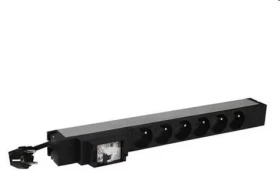 Legrand PDU 6x 230V s proudovou ochranou / Rozvodný panel / 1U / do racku (646833)