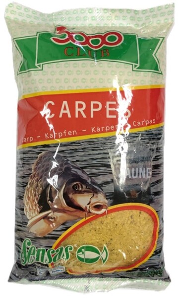 Sensas Krmítková směs 3000 Club 1kg - Carpes Jaune - Kapr žlutý,Sensas Krmítková směs 3000 Club 1kg - Carpes Jaune - Kapr žlutý