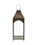 House Doctor Lucerna Arch Antique brass 48 cm, měděná barva, sklo, kov