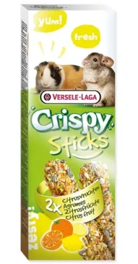 VERSELE-LAGA Crispy Sticks s ovocem 110 g, 2 ks / Pamlsky pro hlodavce / Morče, činčila (7205-462066)