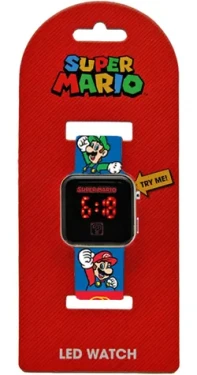 Kids Euroswan Super Mario GSM4236 / Digitální hodinky / LED displej / kalendář / dětské (GSM4236)