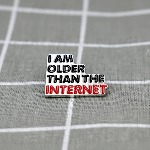 Pinarna.cz I am older than the internet / Jsem starší než internet - stříbrný