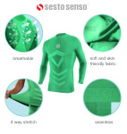 Sesto Senso Thermo Top dlouhým rukávem CL40 Green