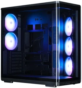 ZALMAN P60 černá / Skříň / ATX / 5x 120mm ARGB / 2x USB-A 3.2 Gen2 + 1x USB-C / bez zdroje / panoramatická (P60 Black)