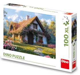 Puzzle Chata v údolí 100 XL dílků