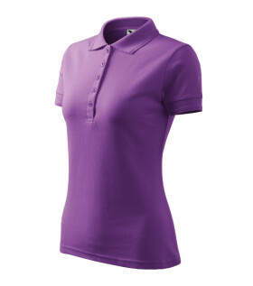 Pique Polo polokošile dámská fialová 2XL