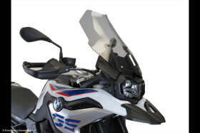 Bmw F 750 GS 18-23, F 800 GS 24-26 Turistické plexi Powerbronze 510mm - světle zelená
