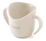 BabyOno ergonomický tréninkový hrneček s oušky Flow 6m+ barva: béžový