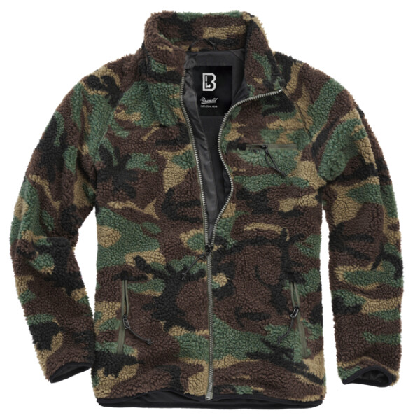 Brandit Bunda Teddyfleece Jacket woodland S