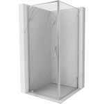 MEXEN/S - Exo sprchový kout dveře křídlové 95 x 95, transparent, chrom 8181-095-095-01-00