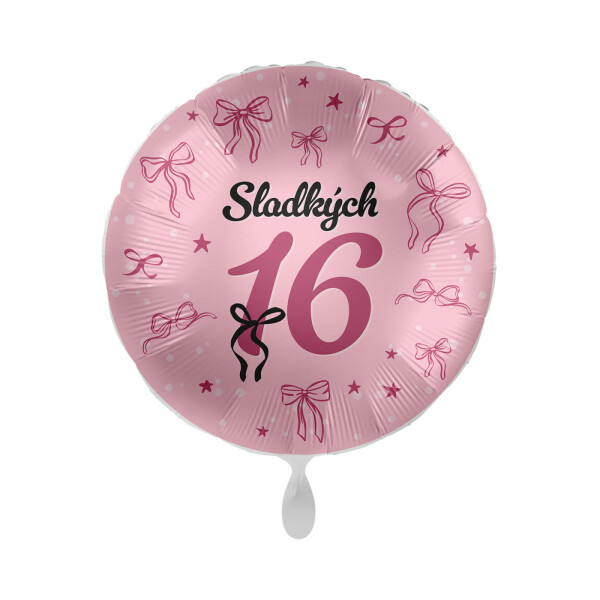 Balónek fóliový Sladkých 16 - Albi