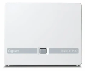 Gigaset N530 IP PRO / DECT IP základna / až 8 sluchátek / PoE / Bílá (4255781906669)