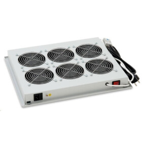 TRITON Ventilační jednotka horní (spodní), 6 ventilátorů-230V/90W, termostat, šedá EDF_1047441