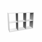 Regál Malax 2x3 bílá