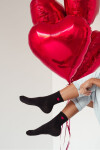 DÁMSKÉ PONOŽKY TINY HEART 0200.145 červená 37-41
