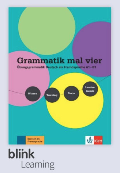 Grammatik mal vier – Digitale BlinkLearning – Übungsbuch – Lernende (14 měsíců)