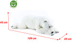 Plyšový velký lední medvěd ležící 109 cm ECO-FRIENDLY