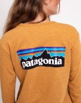Tričko Patagonia W's L/S P-6 Logo Responsibili-Tee® Dried Mango