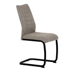 Jídelní židle, hnědá, látka, DCL-438 BR2