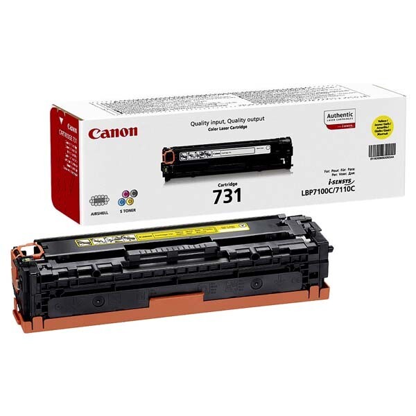 Canon CRG-731Y, žlutý, 6269B002 - originální toner