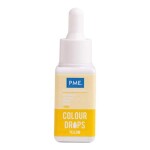 PME Colour Drops Olejová barva 20 ml žlutá
