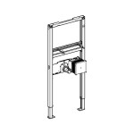 GEBERIT - Duofix Montážní prvek pro umyvadlo, 112 cm, pro stojánkovou baterii s funkčním boxem pod omítku 111.551.00.1