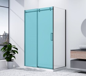 GELCO - DRAGON BLACK Boční stěna 800 čiré sklo, GD7280B GD7280B
