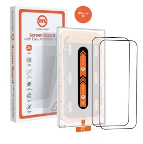 Mobile Origin Orange Screen Guard ochranné sklo pro Apple iPhone 15 s aplikátorem / 2 ks (SGA-F-i15-2pk)