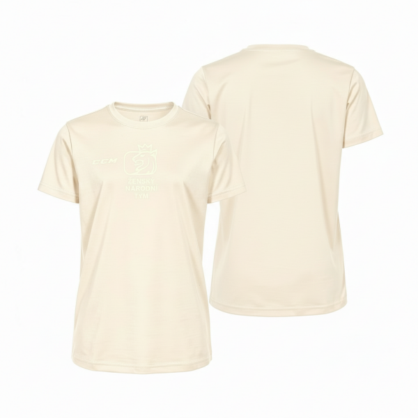 Dámské tričko CCM Women’s Core Snow Velikost: L